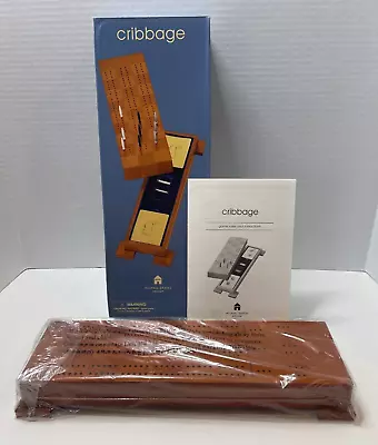 MICHAEL GRAVES Design Cribbage Game In Hardwood Case-NEW • $24.99