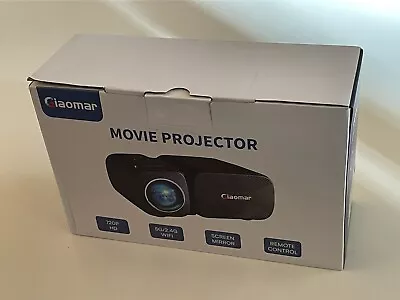 Mini Projector Giaomar 7500 Lumens WiFi Projector Bluetooth 750P Full HD • £49.99