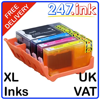 920XL Ink Cartridges For HP OfficeJet 6000 6500 7000 7500 (Set Of 4) • £12