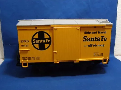 G Scale LGB Box Car Santa Fe SFRD  94467   NO BOX     PD • $19.99