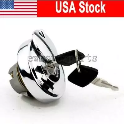 $22.70 • Buy Fuel Gas Tank Cap 2x Keys For Yamaha XVS1100 DragStar / V-Star 1100 (1999-2011)