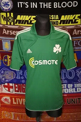 4/5 Panathinaikos Adults L 2010 Home Original Football Shirt Jersey Soccer • £81.59