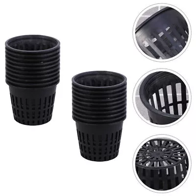 Clay Pebbles Hydroponic Growing Net Cups Hydroponics Planting Pots • $18.99