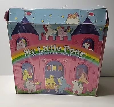 VINTAGE My Little Pony G1 1985 Collectors Case Dream Castle - Holds 12 Ponies • $39.99