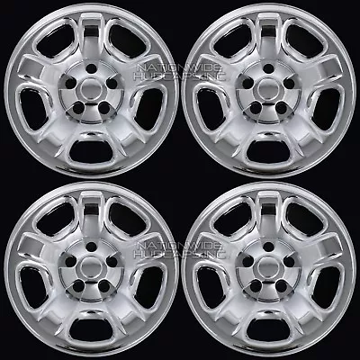 4 Fits Jeep Liberty 2002-07 CHROME 16  Wheel Skins Hub Cap Tire Covers Steel Rim • $79.99