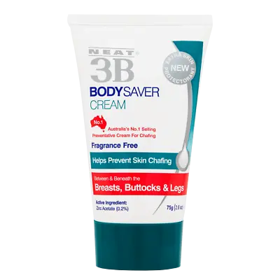 Neat 3B Body Saver Cream 75g Helps Prevent Skin Chafing Sensitive Skin • $23.93