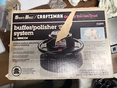 $24.99 • Buy SEARS CRAFTSMAN Buffer/Polisher System 10 3/4  Model 86302 Buffing Cloths Tested
