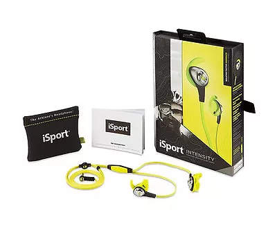 Monster ISport Intensity Athlete HD ControlTalk Headphones Green 128949-00   NEW • $73.88