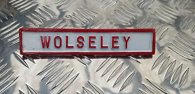 £20 • Buy Aluminium Vintage Style Wolseley Motors Engine Badge Plaque