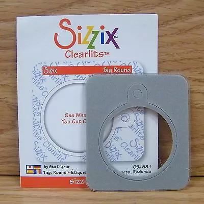 $9.08 • Buy Sizzix Clearlits (654884) Tag Round Die Compatible With Sizzix Sidekick **READ**