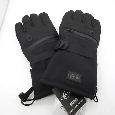 Ski Snowboard Gloves W/3M Thinsulate Waterproof Zippered Pocket Air Vent Size L • $14.95