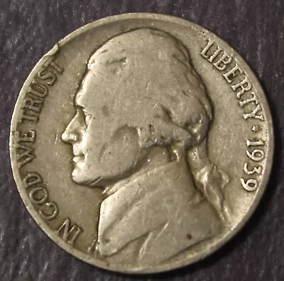 1939 D Jefferson Nickel ....Lot 2077 • $8.95