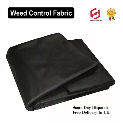 Heavy Duty Weed Control Fabric Membrane Garden Landscape Ground Cover Sheet • £8.99