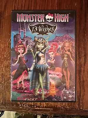 Monster High: 13 Wishes - DVD - VERY GOOD • $4.99