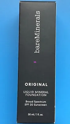 BareMinerals Original Liquid Mineral Foundation 1 Oz Medium Beige 12 EXP SEPT22 • $13.99