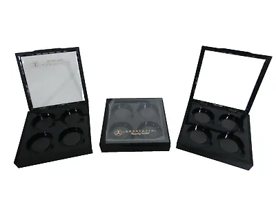 3Pc ANASTASIA BEVERLY HILLS Refillable Eye Shadow Case 4 Empty Wells Magnetic • $15