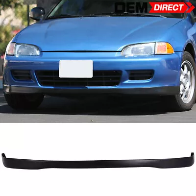 Fits 92-95 Honda Civic OE Factory SiR EG6 EG Style Front Bumper Lip Spoiler - PU • $74.99