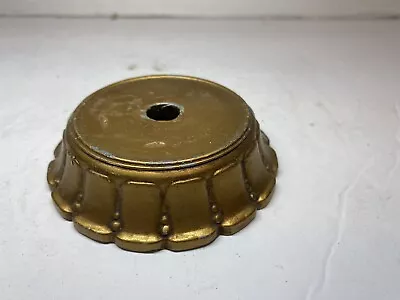 Vintage Brass Tone Metal Lamp Base • $19.95