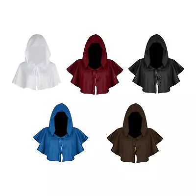 Halloween Grim Cowl Cloak Medieval Wicca Pagan With Hood Cosplay Costumes Hooded • $20.99