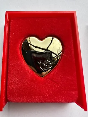 The Variety Club Gold Heart Pin Badge 50th Anniversary Metal Collectors 1999 • £4