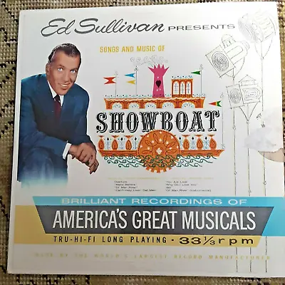 Ed Sullivan Presents Song/Music Of Showboat Lp 1959  • $7