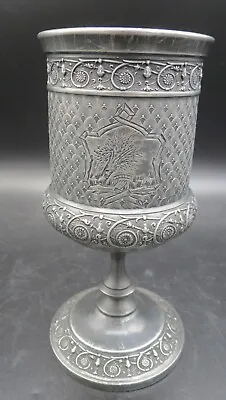 Middletown Quadruple Plate #151 Hard White Metal 6 3/4  Chalice / Goblet VGC! • $39.95