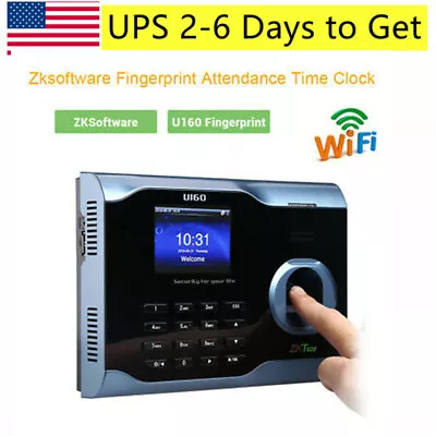 Biometric Fingerprint Attendance Time Clock + Wifi +Tcp/ip +Usb • $123.99