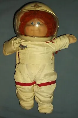 Cabbage Patch Kids 1985 Young Astronaut Orange Hair White Suit Helmet Vintage • $29.99