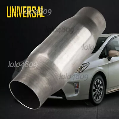 410300 Universal Catalytic Converter 3 Inch In/Out High Flow Spun Cat Catalyst • $34.29