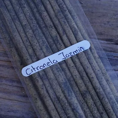 Citronella Jasmin Incense Sticks Handrolled In Mexico Long Duration 1.5 Hours • $9.99