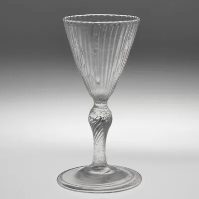18th Century Continental Facon Anglaise Wine Glass • £85.50