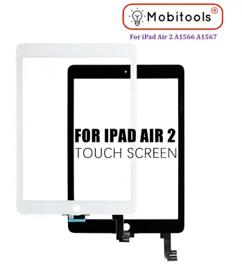 Replacement For IPad Air 2 A1566 A1567 Touch Screen Digitizer Front Glass -White • £13.99