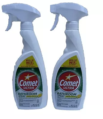 Comet Ultra Bathroom Spray Lemon Scent 17 Fl Oz (2 Pack) • $11.99