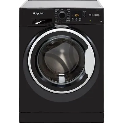 £369 • Buy Hotpoint NSWM1045CBSUKN 10Kg Washing Machine 1400 RPM B Rated Black 1400 RPM