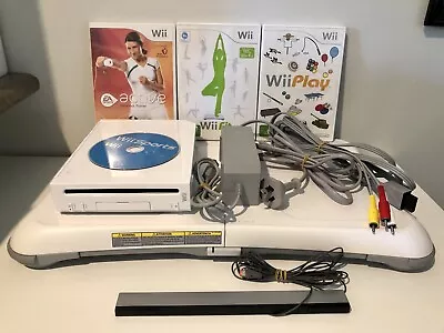 Nintendo Wii Console Balance Board Sensor & Games Bundle GUC Working • $49.99