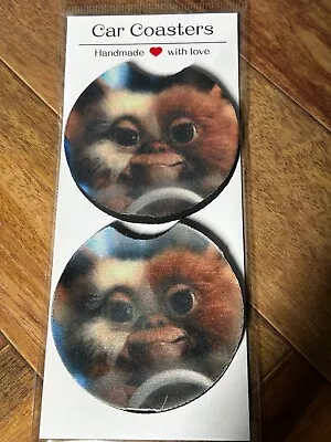 Car Coaster - Neoprene - Gizmo From 1980's Movie  Gremlins   - Set Of Two • $7.91