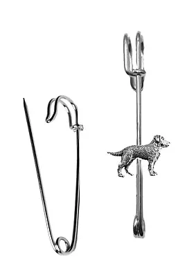 D20 Labrador Kilt Pin Scarf Or Brooch Pin Pewter Emblem 2.5 INCH  • £8.95