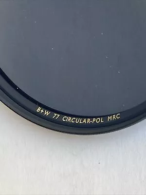 B+W 77mm Circular - POL MRC Polarizer F-PRO Filter Made In Germany • $36