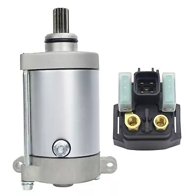 Starter Motor For Yamaha Rhino 660 450 YXR45 YXR66/YXR660 2007-2009 With Relay • $47.95