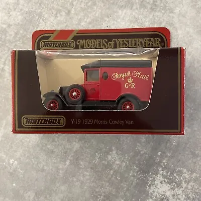 Code 3 Matchbox Models Of Yesteryear Y19 - 1929 Morris Cowley - Royal Mail • £4.95