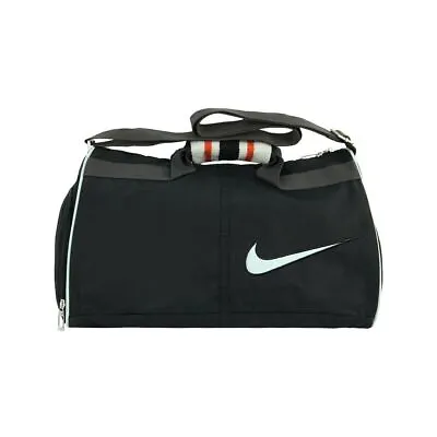 £16.99 • Buy Nike Logo Adjustable Straps Black Unisex Training Shoulder Duffle Bag BA1992 059