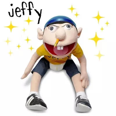 Jeffy Puppet Cheap Sml Jeffy Hand Puppet Plush Toy 23  Stuffed Doll Kids Gift US • $24.68