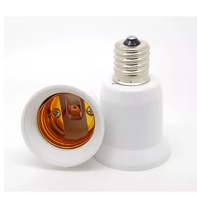 E17 Male To E27 Female Socket Base LED Halogen CFL Light Bulb Lamp Adapter • $1.90