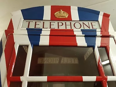 Red Telephone Box Union Jack  Original Booth Kiosk K6 Phone • £5695