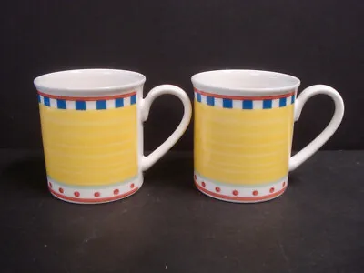 2 ~ Villeory & Boch ~ Twist-Bea Mugs ~ Luxembourg • $19.95