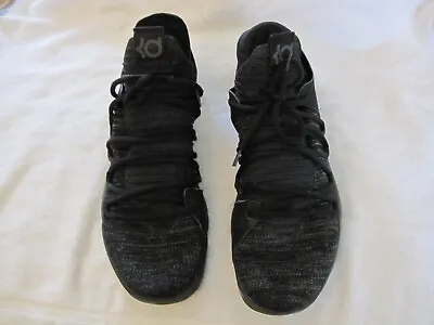 Nike Kd 9 All Triple Black Space Blackout 897815 - 004 Shoes Men's Us Size 14 • $49.99