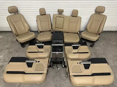 2017 2018 2019 Ford F250 F350 F450 Lariat Interior Seats Door Panels Console Oem • $3500