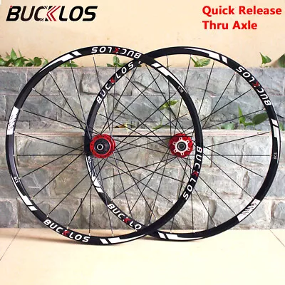 26/27.5/29  MTB Wheelset 6 Bolts Disc Brake Bike Wheels Carbon Hub Clincher Rim • $266.15