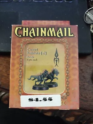 Chainmail Crested Felldrake X2 NIB NEW IN PACKAGING Dungeons And Dragons Ravilla • $12.79