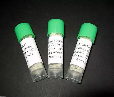 Volcanic Eruption Ash Fine Grained Sample In Vial - Mount Puyehue Volcano Rare • $9.34